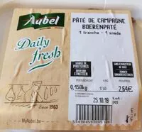 Mängden socker i Pâté de campagne