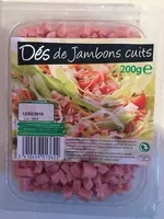 Mängden socker i Dés de Jambons cuits
