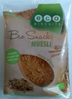 Mängden socker i Ecobiscuit Spelt Mueslibiscuit