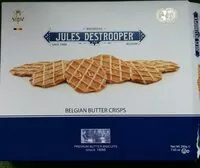 Mängden socker i Belgian Butter  Cris (Galettes au beurre)