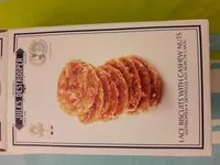 Mängden socker i Destrooper Dentelles Aux Noix De Cajou 75G