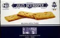 Mängden socker i Belgian Apple Thins