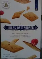 Mängden socker i Destrooper Biscuits à La Framboise