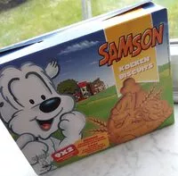 Mängden socker i Samson koeken