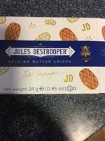 Mängden socker i Belgian butter crisps