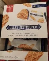 Mängden socker i Galettes fines au beurre