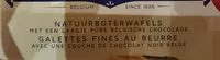 Mängden socker i Galettes fines au beurre
