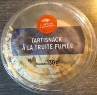Mängden socker i Tartisnack à la truite fumée