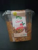 Mängden socker i Quinoa avec lentilles et de la canneberge