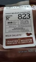 Mängden socker i Chocolat de couverture au lait (recette n°823)