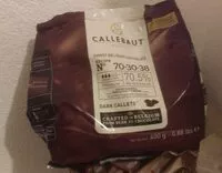 Mängden socker i Callebaut recipe 70-30-38
