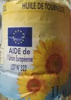 Mängden socker i Huile de tournesol