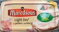 Mängden socker i Fromage fondu au jambon
