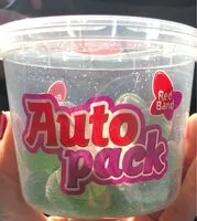 Mängden socker i Auto pack red band