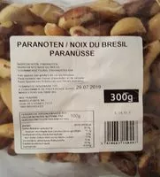 Mängden socker i Noix du bresil