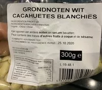 Mängden socker i Cacahuetes blanchies
