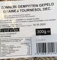 Mängden socker i Graines de tournesol