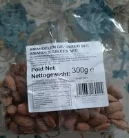 Mängden socker i Amandes grillées salées