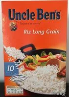 Mängden socker i Riz long grain Uncle Ben's