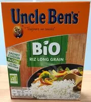 Mängden socker i Riz long grain BIO Uncle Ben's 3 x 125g