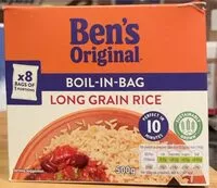 Mängden socker i Boil-In-Bag Long grain rice