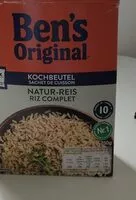 Mängden socker i Natur-Reis, Kochbeutel