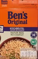 Mängden socker i Kochbeutel-Reis - Naturreis