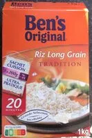Mängden socker i Riz Long Grain TRADITION