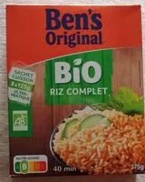Mängden socker i Ben's Original Riz Complet Bio
