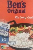 Mängden socker i Riz Long Grain