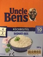 Mängden socker i Basmati Reis Kochbeutel