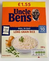 Mängden socker i Long grain rice