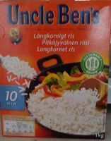 Mängden socker i Pitkäjyväinen riisi