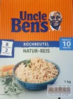 Mängden socker i Reis Natur Kochbeutel