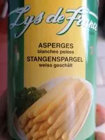 Mängden socker i Asperges blanches pelées