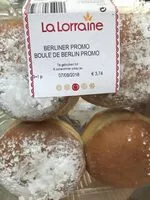 Mängden socker i Boule de Berlin