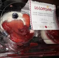 Mängden socker i Coupe tiramisu fruit de bois