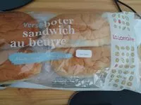 Mängden socker i Sandwich au beurre frais