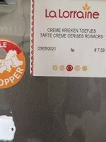 Mängden socker i Tarte crème cerise