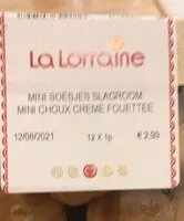 Mängden socker i Mini choux crème fouttée