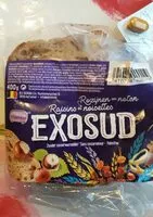 Mängden socker i Pain raisins et noisettes