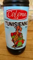 Mängden socker i Sauce tunisienne COLONA, flacon de sauce