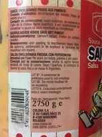 Mängden socker i Sauce Samourai Colona