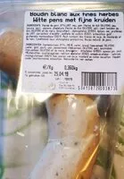 Mängden socker i Boudin blanc aux fines herbes