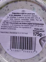 Mängden socker i Tzatziki