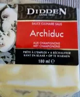 Mängden socker i Sauce Archiduc