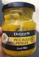 Mängden socker i Piccalilli pickles