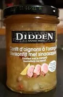 Mängden socker i Confit d'oignons à l'orange