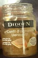 Mängden socker i Confit d’oignons