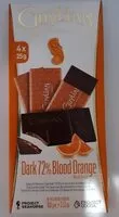 Mängden socker i Dark 72% Blood Orange Real fruit
